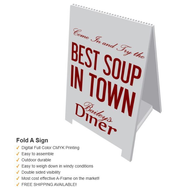Cheap A-Frame Signs