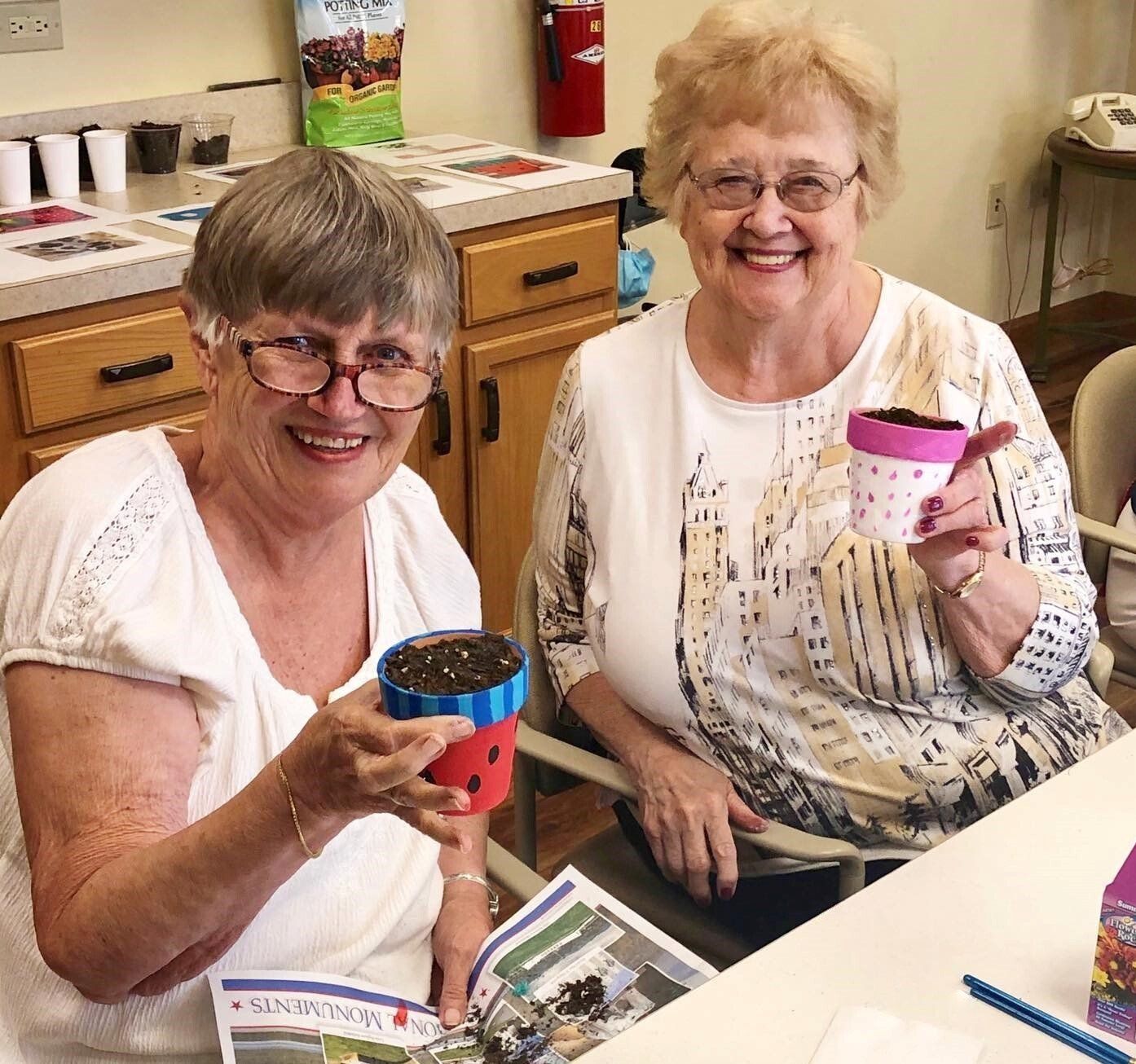 Group of Seniors Having Tea — Glenview, IL — Bethany Methodist Group of Seniors Having Tea — Glenview, IL — Bethany Methodist