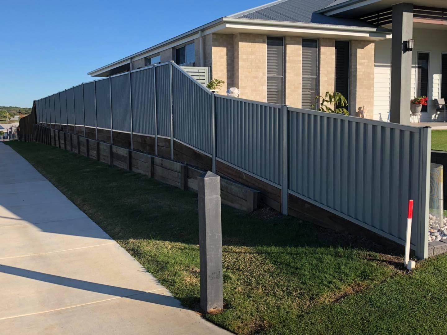 Colorbond fencing  — Lange's Fencing & Landscaping Centre in Island Plantation, QLD