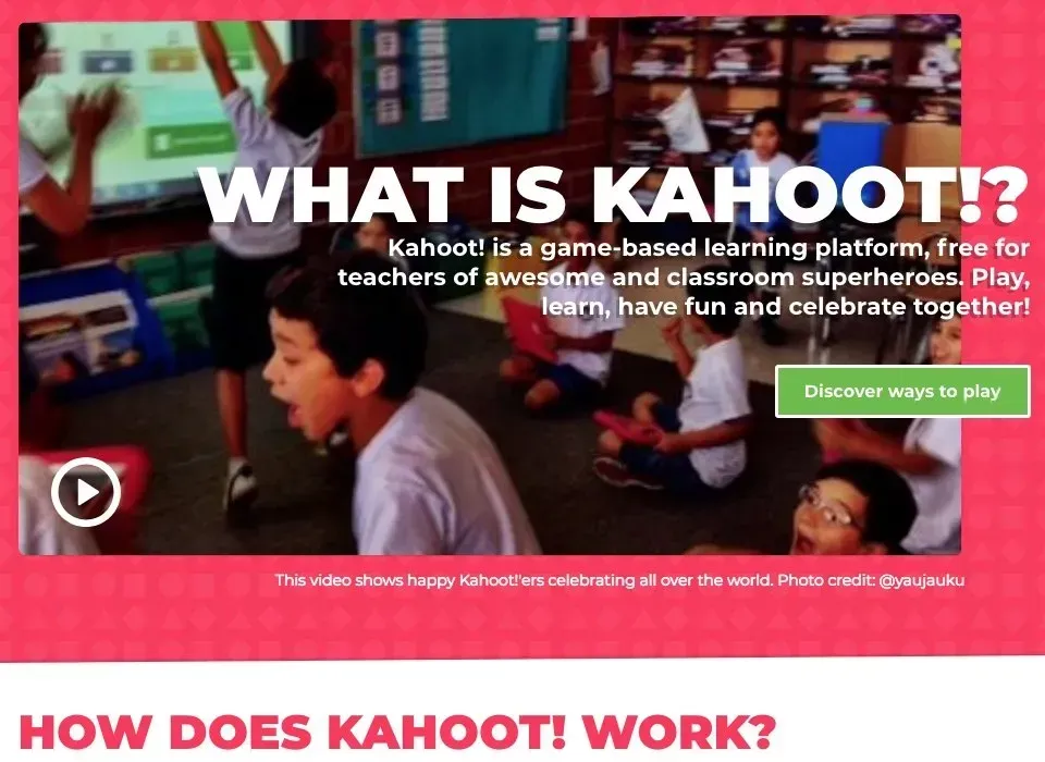 kahoot screenshot