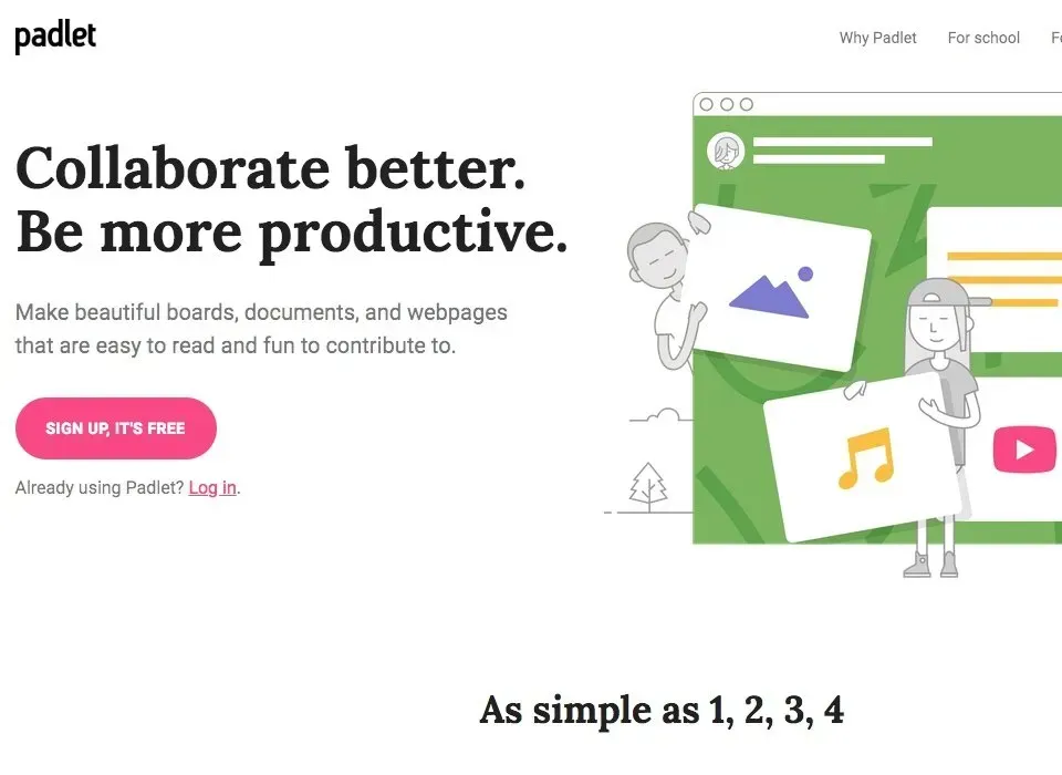 padlet screenshot