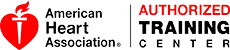 The logo for the american heart association is shown on a white background.