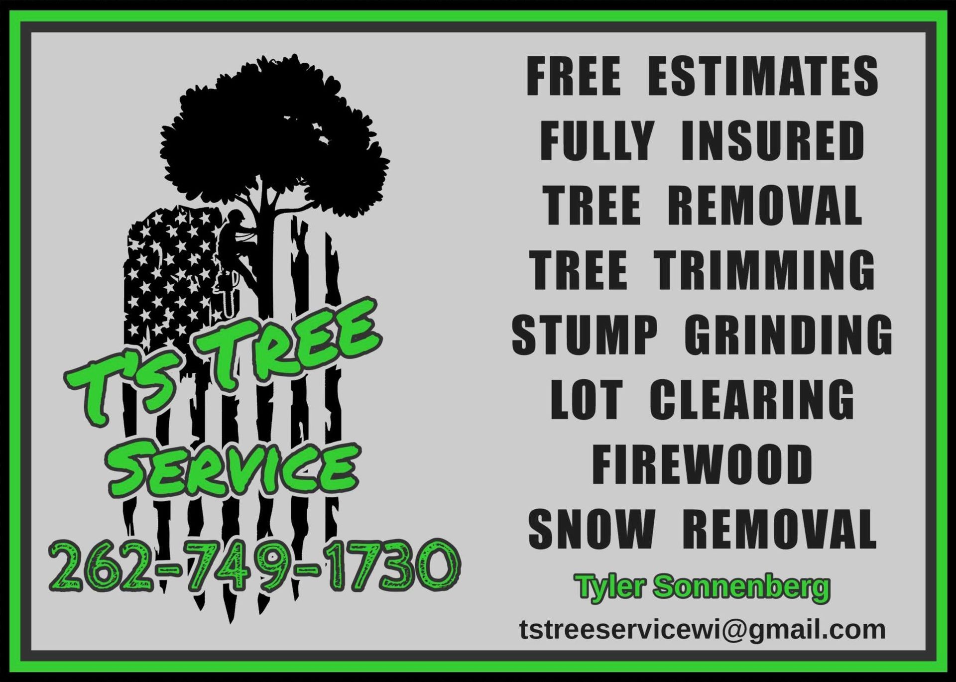 Slabs of a Tall Tree — Clinton, WI — T's Tree Service Slabs of a Tall Tree — Clinton, WI — T's Tree Service