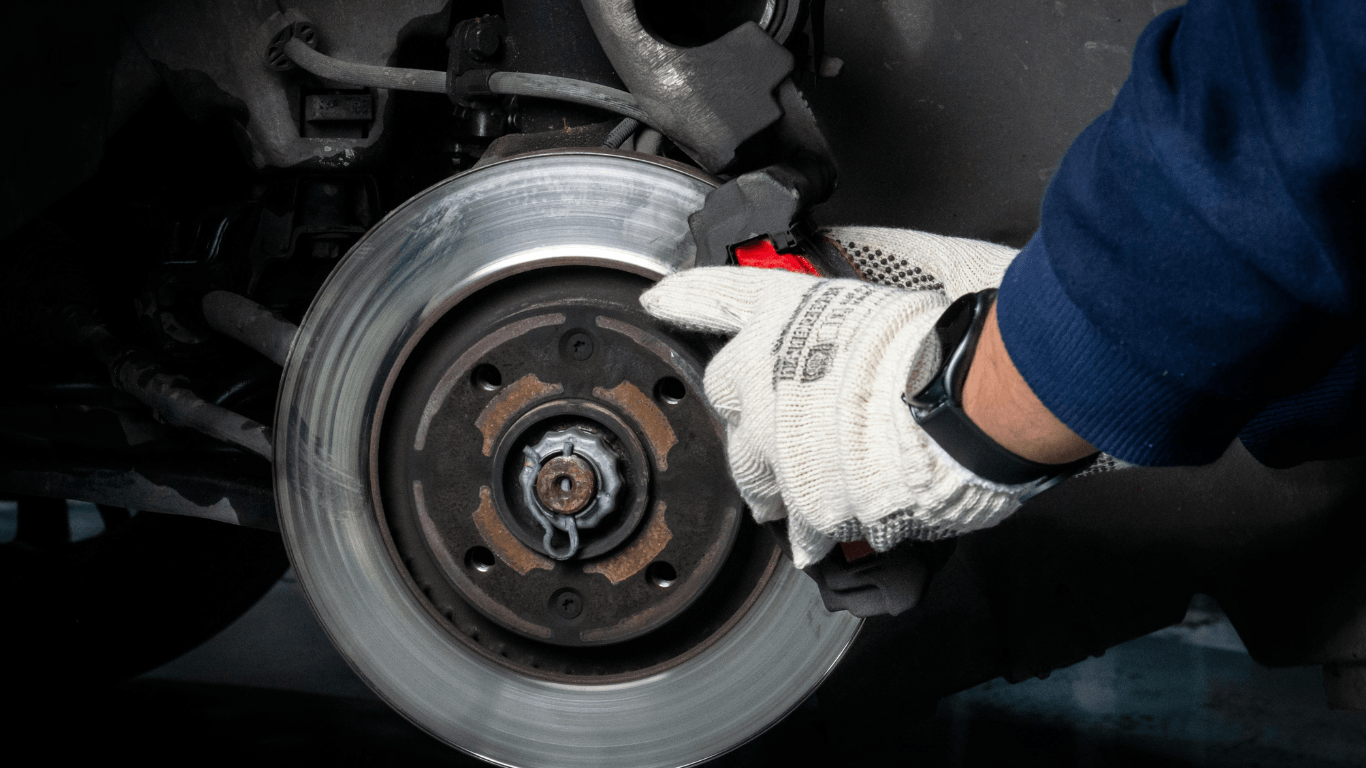 brake service by a mechanic in Oklahoma City
