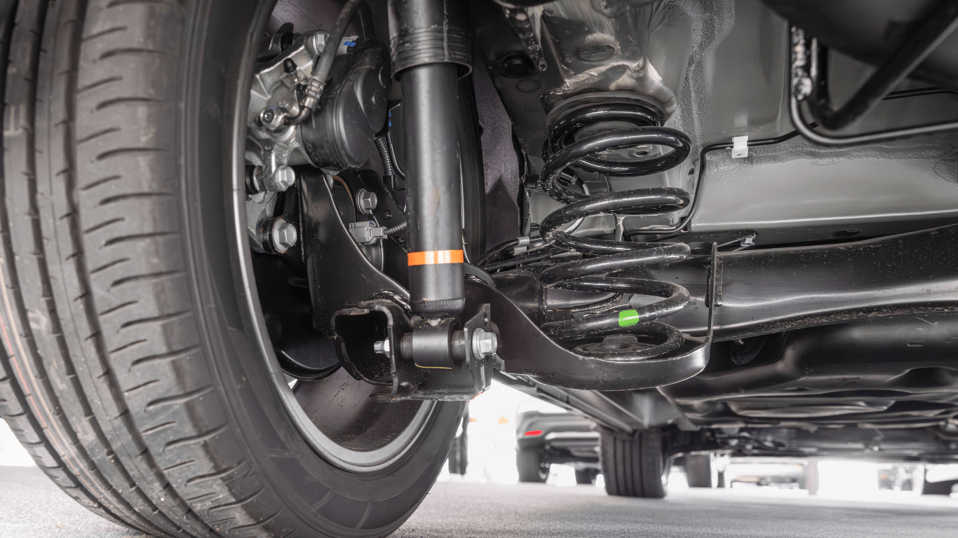 picture of a vehicles suspension