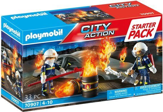 PLAYMOBIL City Action Starterpack brandweeroefeningen (70907)