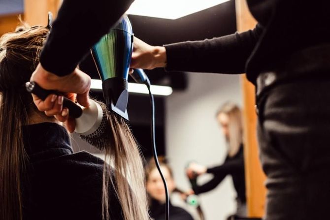 woman hairdresser