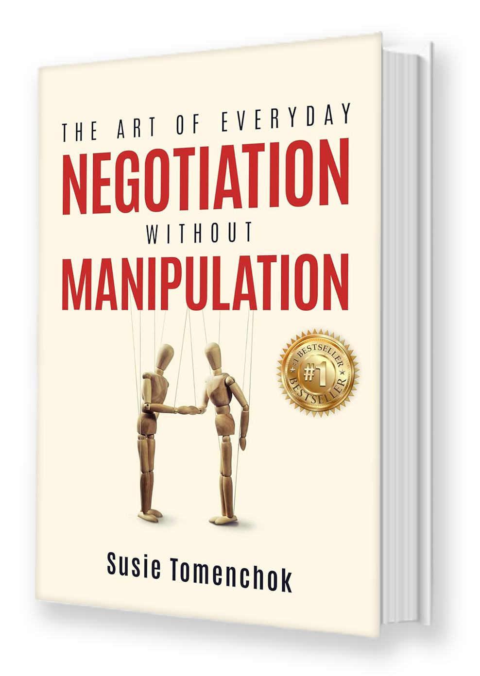 A book titled the art of everyday neg ota tion without man with a best