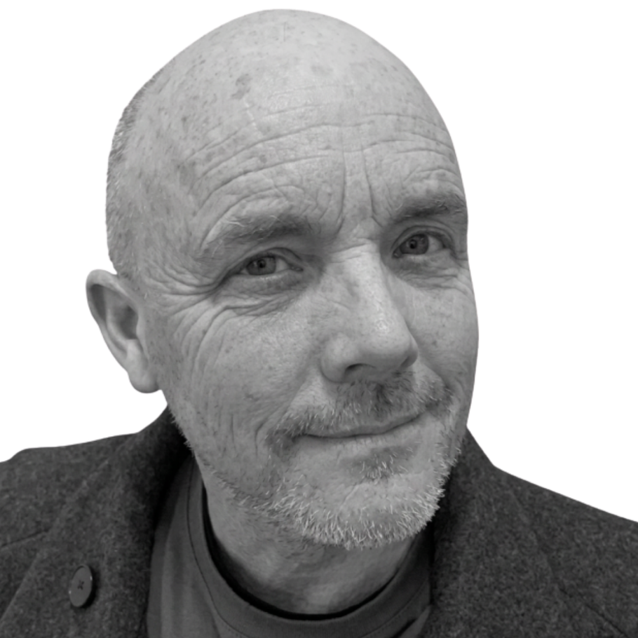 Coloured photograph of Terry Thompson, narrator for volumes 1 and 2 of The Martian Diaries sequel to The War Of The Worlds.
