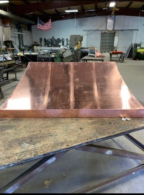 Finished copper roofing - Asheville, NC - B & H Environmental & Sheet Metal Contractors Inc.