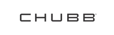 CHUBB logo in black uppercase letters on a white background