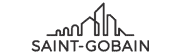 Saint-Gobain logo with stylized building icon and text on a white background