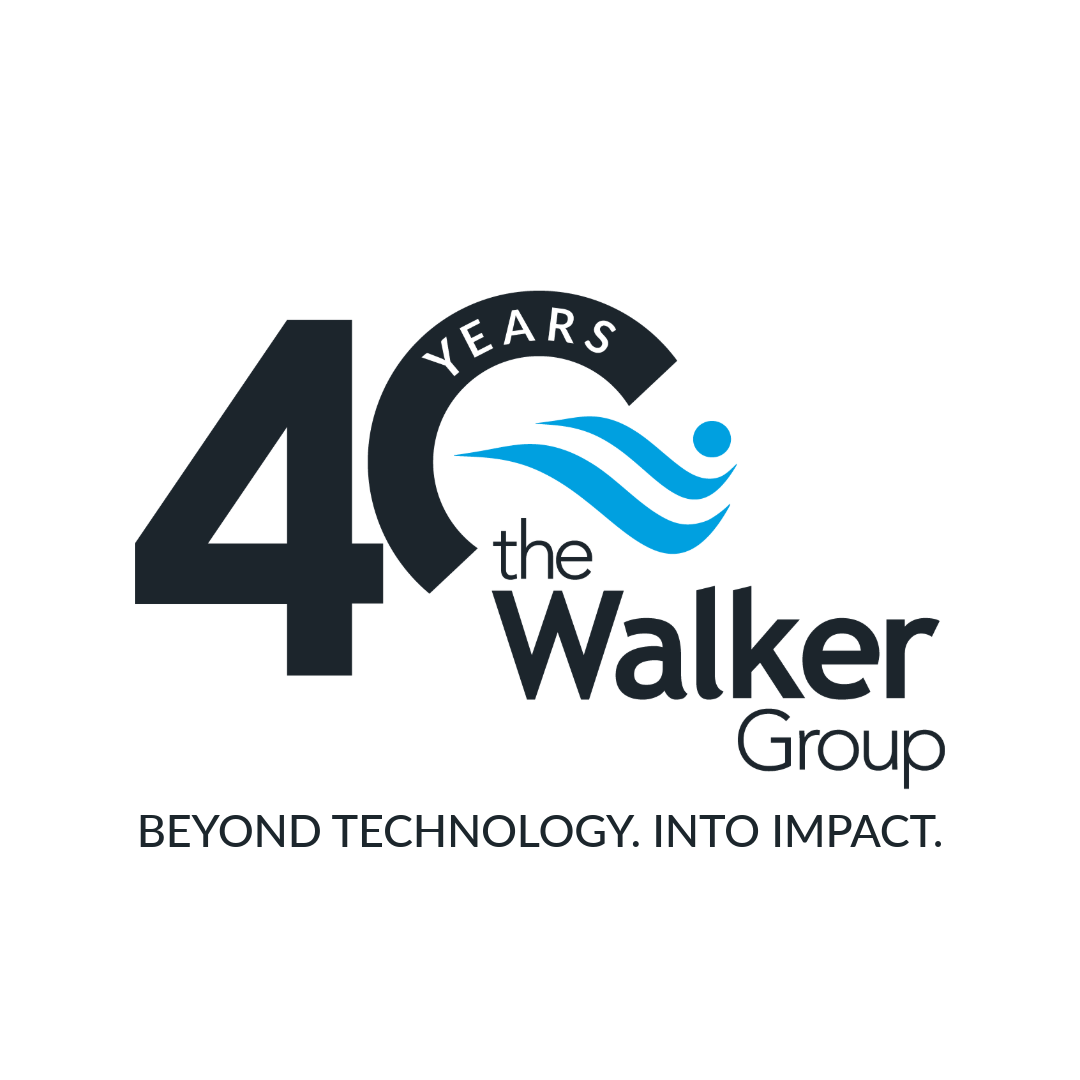 The Walker Group logo with 40 years call out.