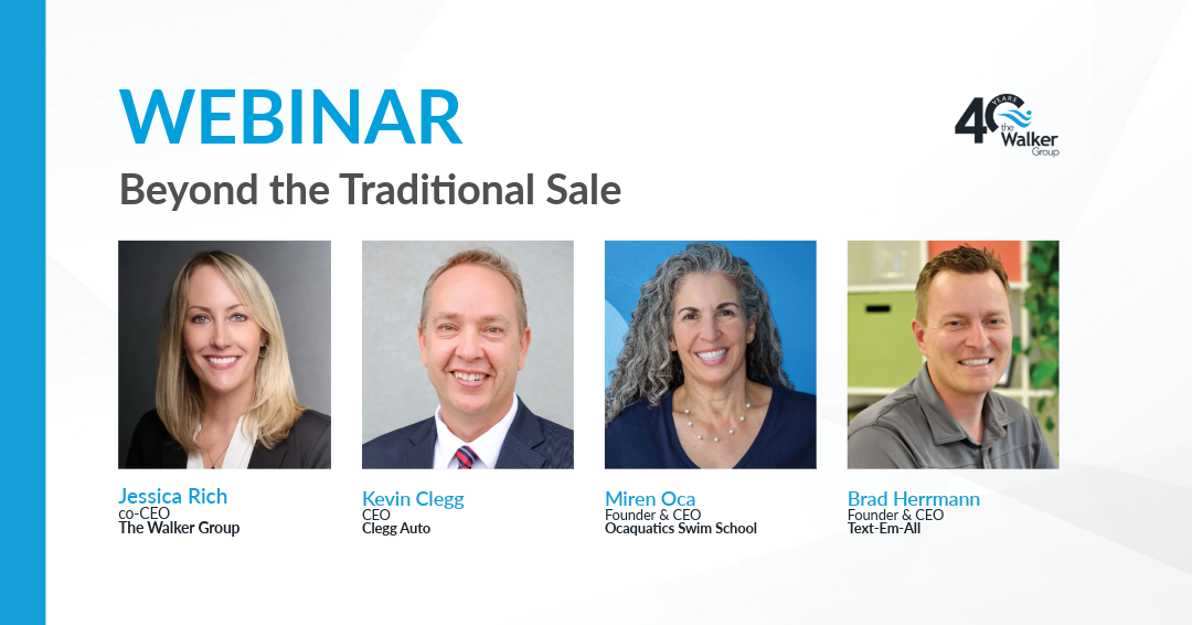 Beyond the Traditional Sale: Webinar Recap