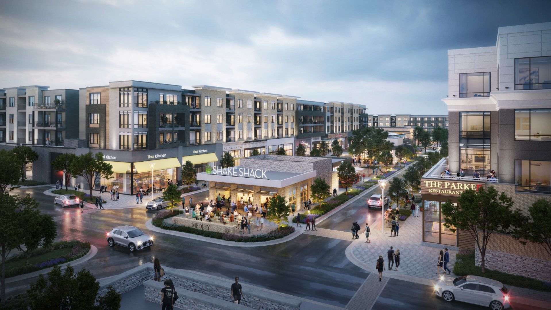 Exterior rendering of Prelude at Medley.