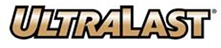 Logo « ULTRALAST » en dégradé doré avec contour noir. Le nom « ULTRALAST » est écrit en caractères gras sans empattement.