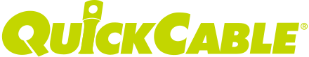 Logo de Quick Cable en vert citron.