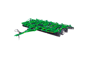 Green Agricultural Tillage Implement With Multiple Tines and Black Roller Wheels — Casali's in Mareeba, QLD