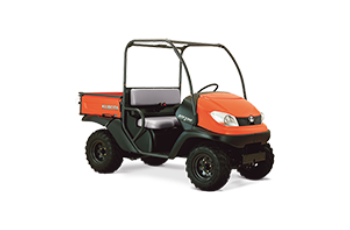 Orange and Black Utility Golf Cart on a White Background — Casali's in Mareeba, QLD