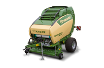 Green and Yellow Round Baler Farm Machine on a White Background — Casali's in Mareeba, QLD