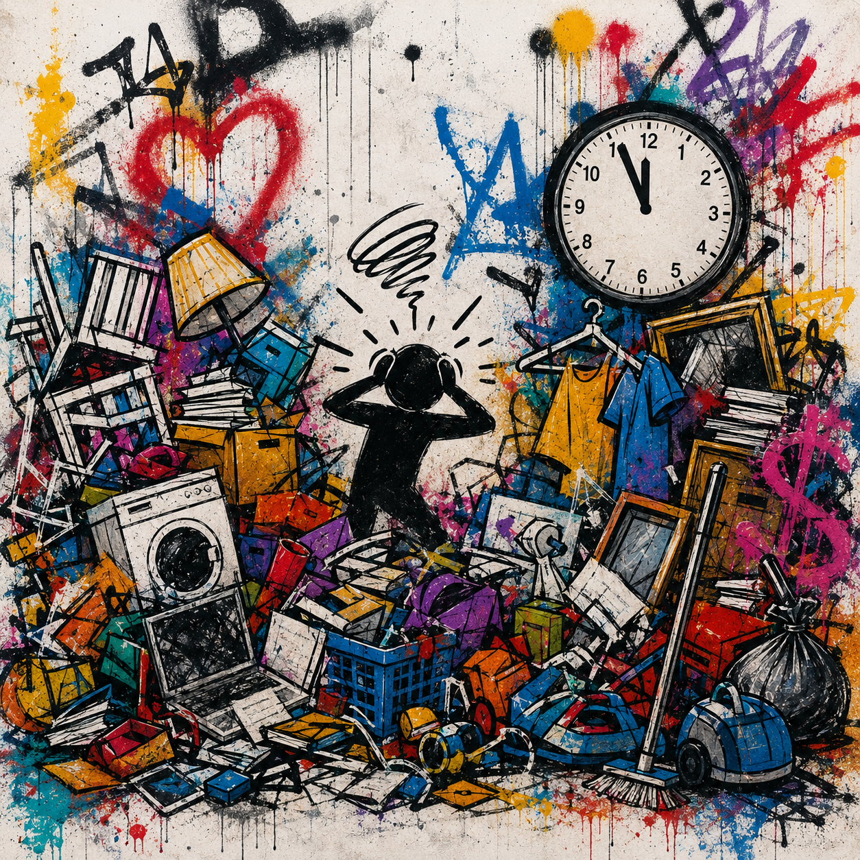 BEH kunstbeeld over chaos, tijd en hoarding