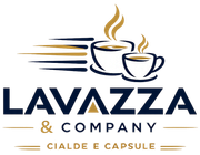 Logo di Lavazza & Company con icona di tazza di caff&egrave; blu navy e oro su sfondo bianco.