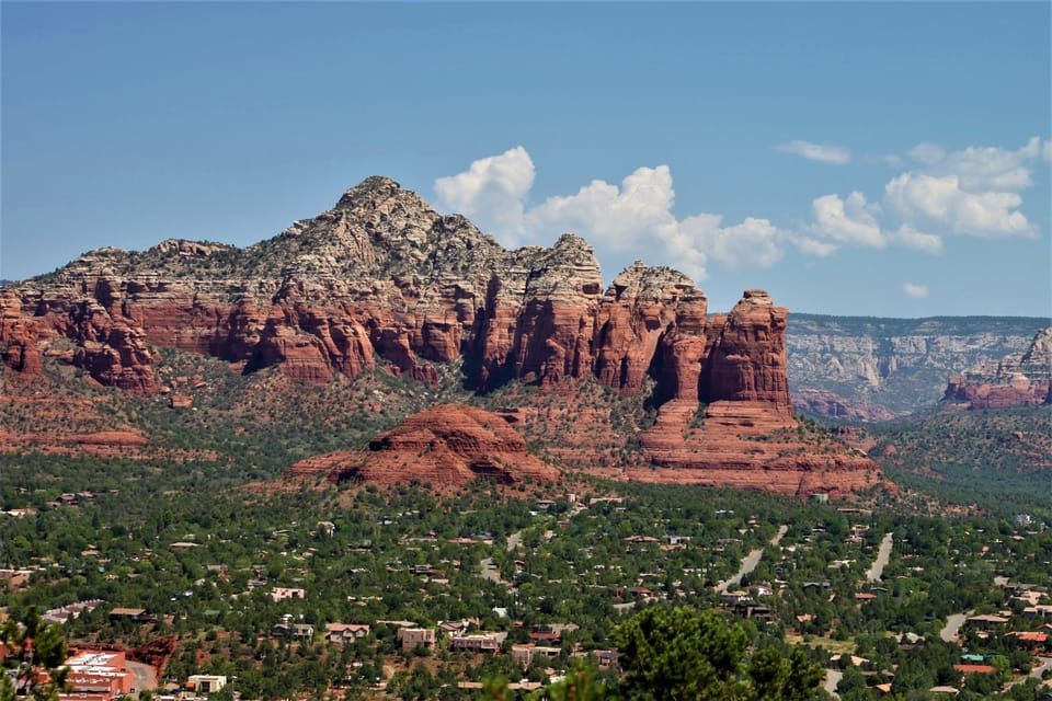 Scenic view of Airport Mesa red rock formations in Sedona near Southwest Inn Sedona