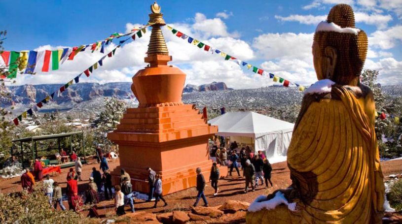 Amitabha Stupa and Peace Park spiritual site in Sedona near Southwest Inn Sedona