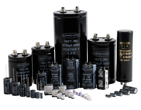 電解コンデンサ | UNICON | 日本、台湾、中国本土、アジア、アメリカ