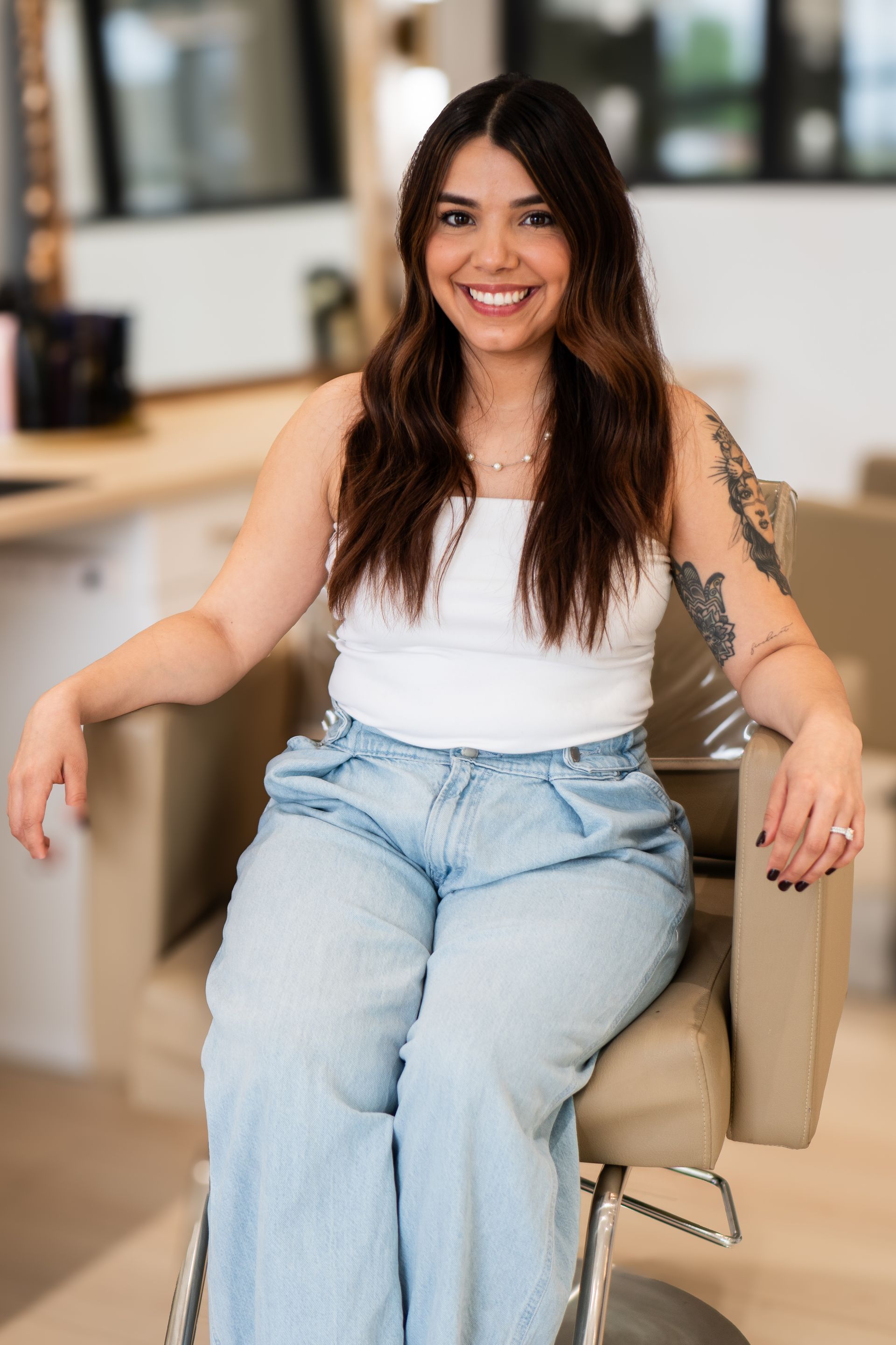 Carmen, stylist at Embellish Salon in Greenville, SC