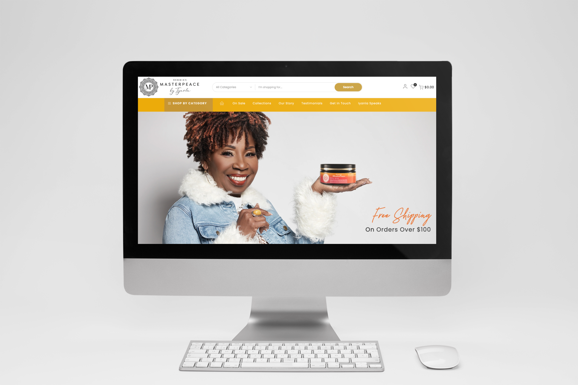 Iyanla Vanzant's MasterPeace Body Therapy Branding & Marketing