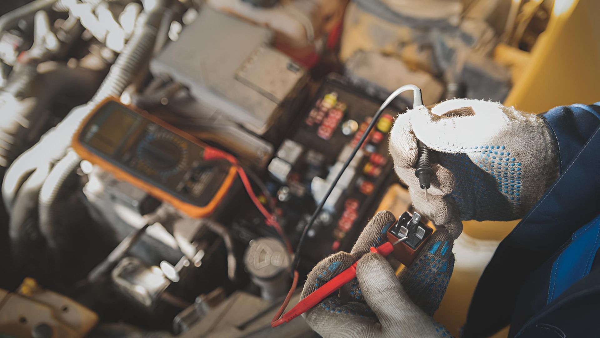 A Man is Working on a Car Engine With a Multimeter — All things Diesel NT in Tivendale, NT
