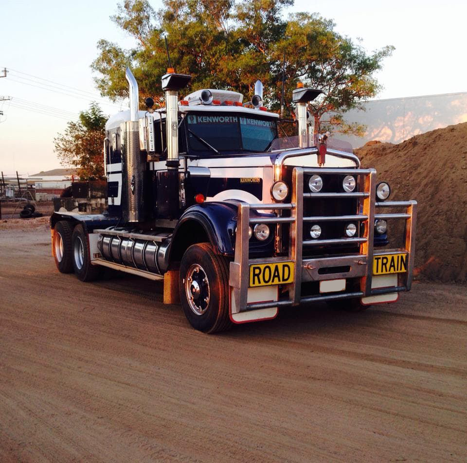 A Truck With a License Plate That Says Road Train — All things Diesel NT in Tivendale, NT