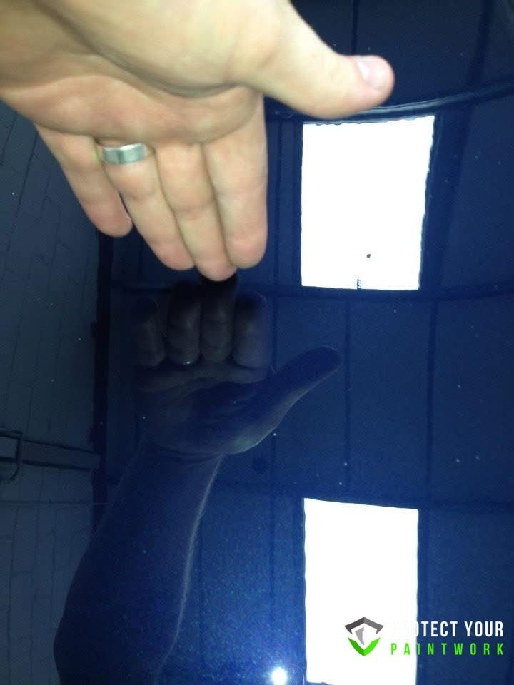 and mirror like finish afterwards