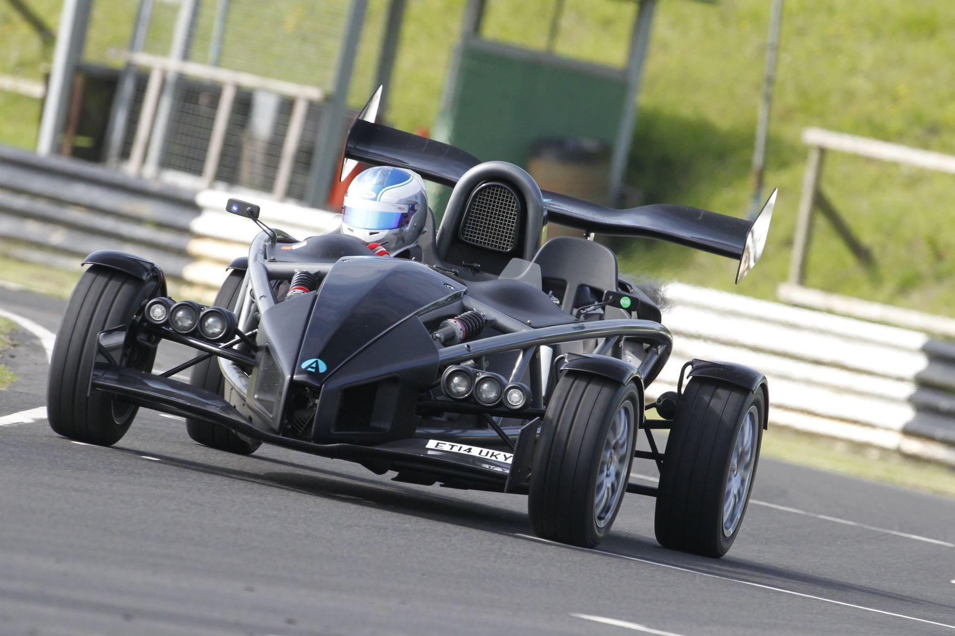our old ariel atom on track at castle combe