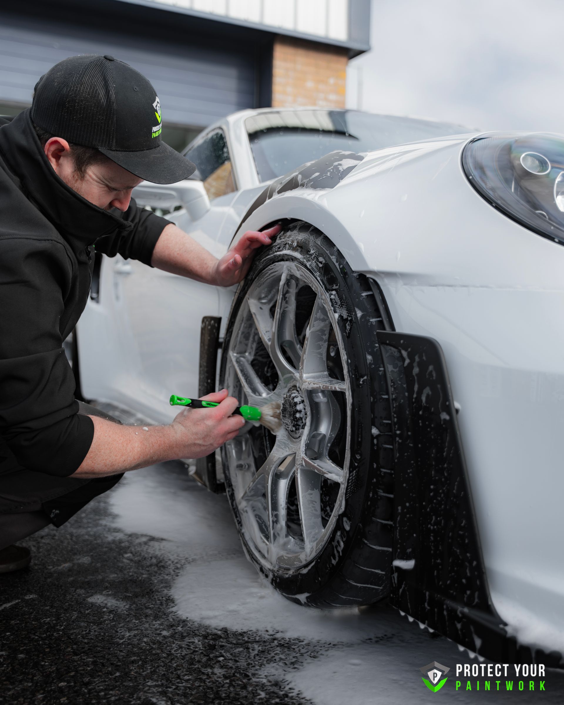 wheel cleaning detailing Porsche protect your paintwork
