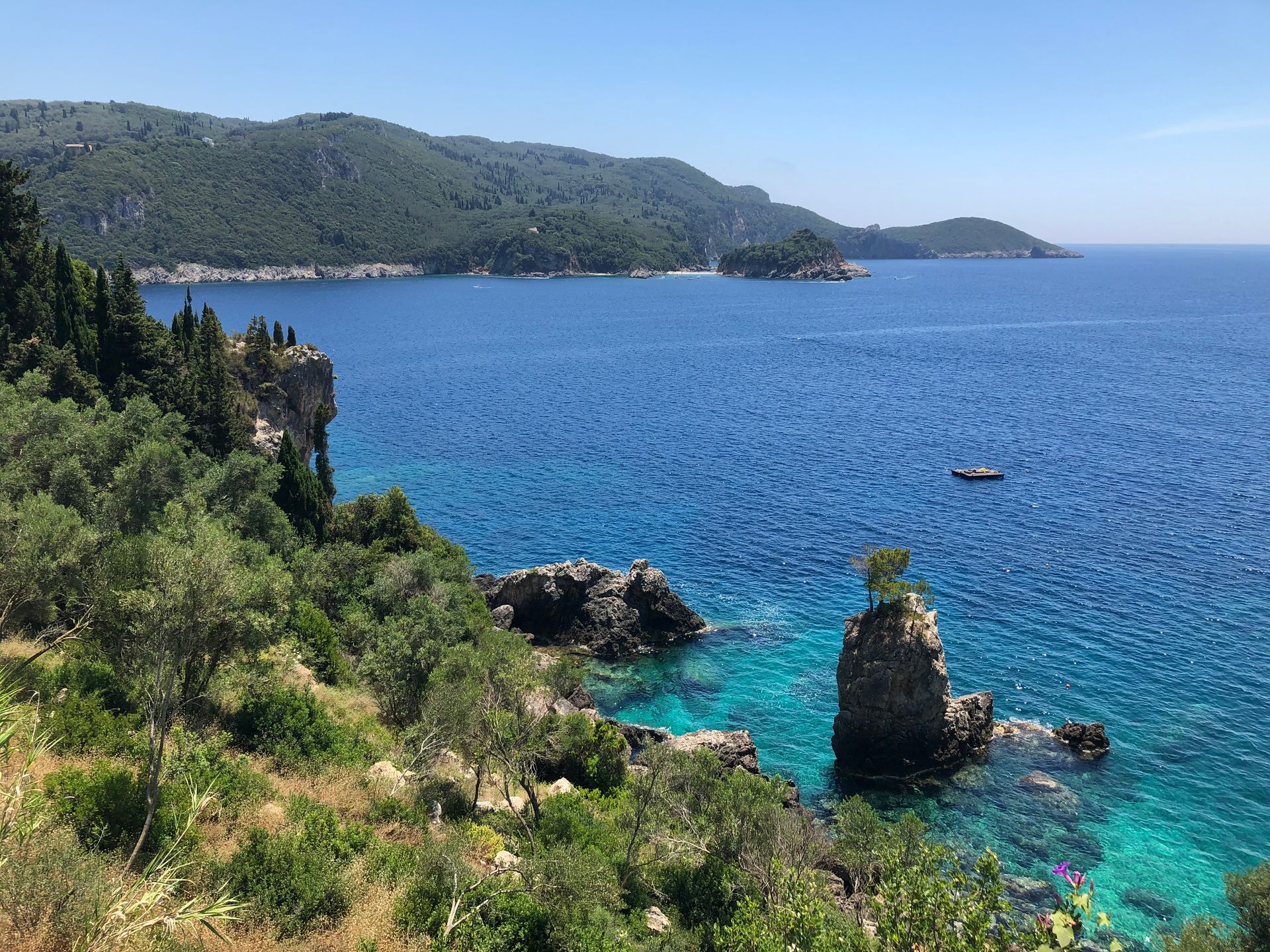 Corfu West shore impression