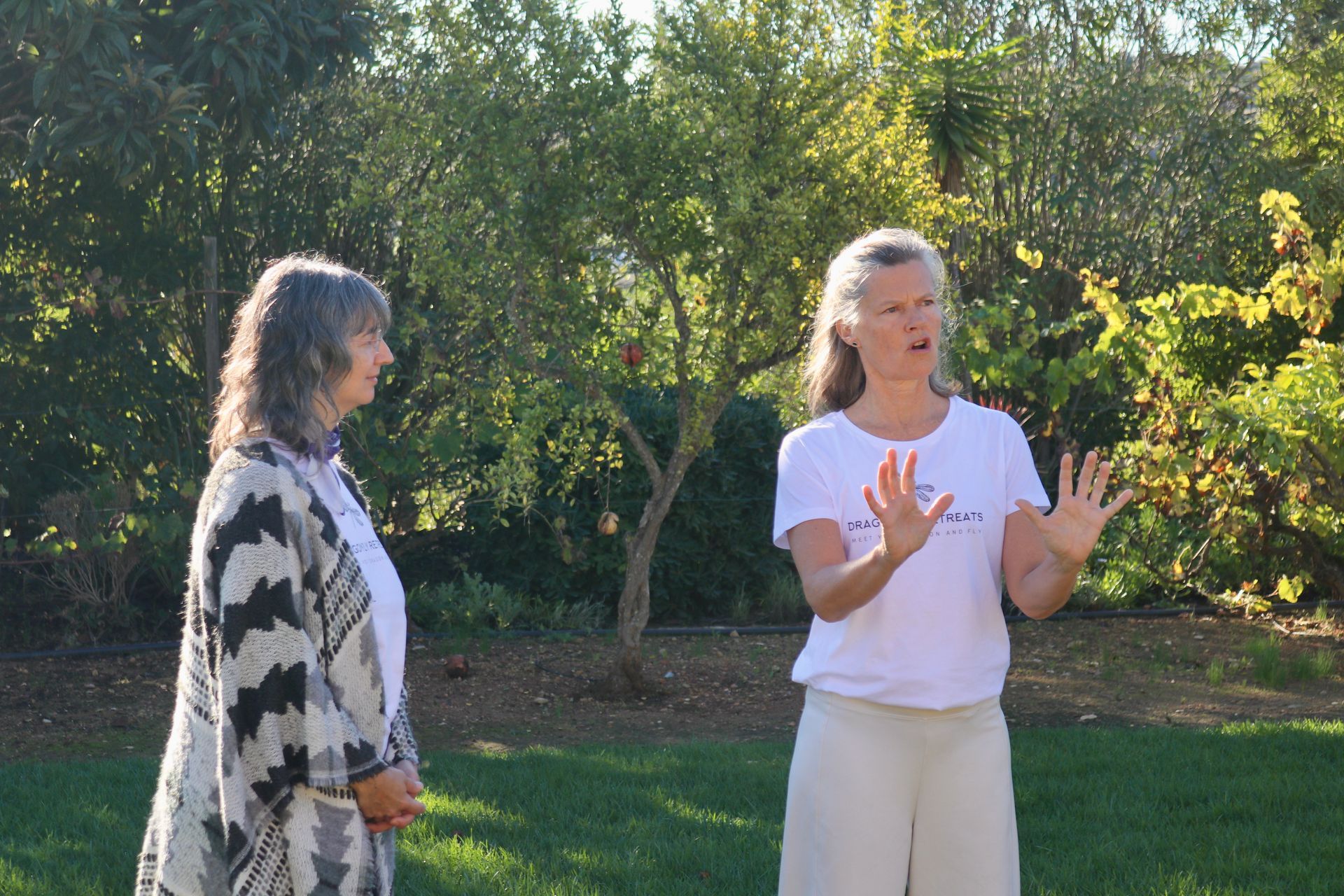 Maria and Regina facilitating