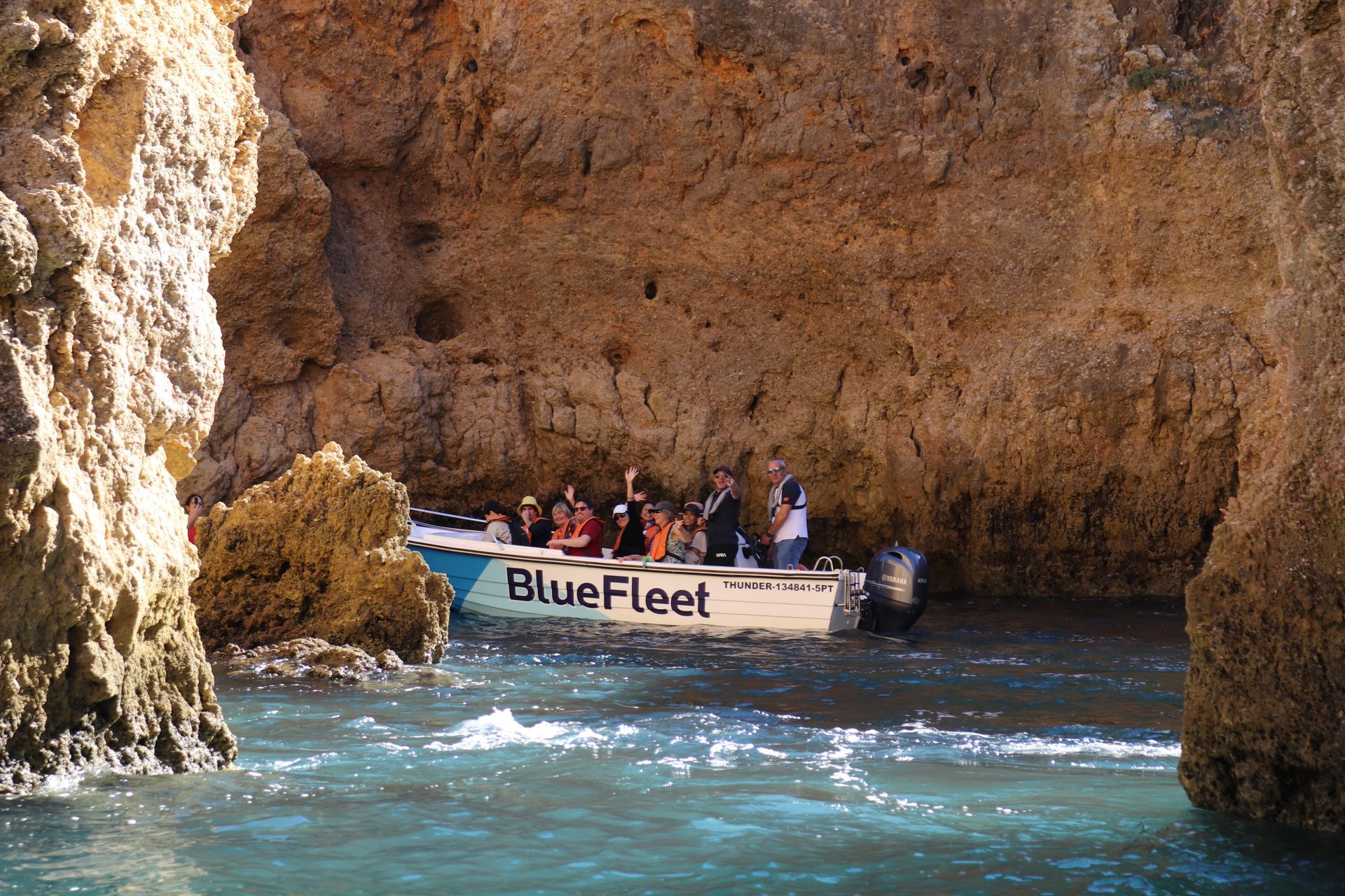 Boat trip on the Algarve coastline
