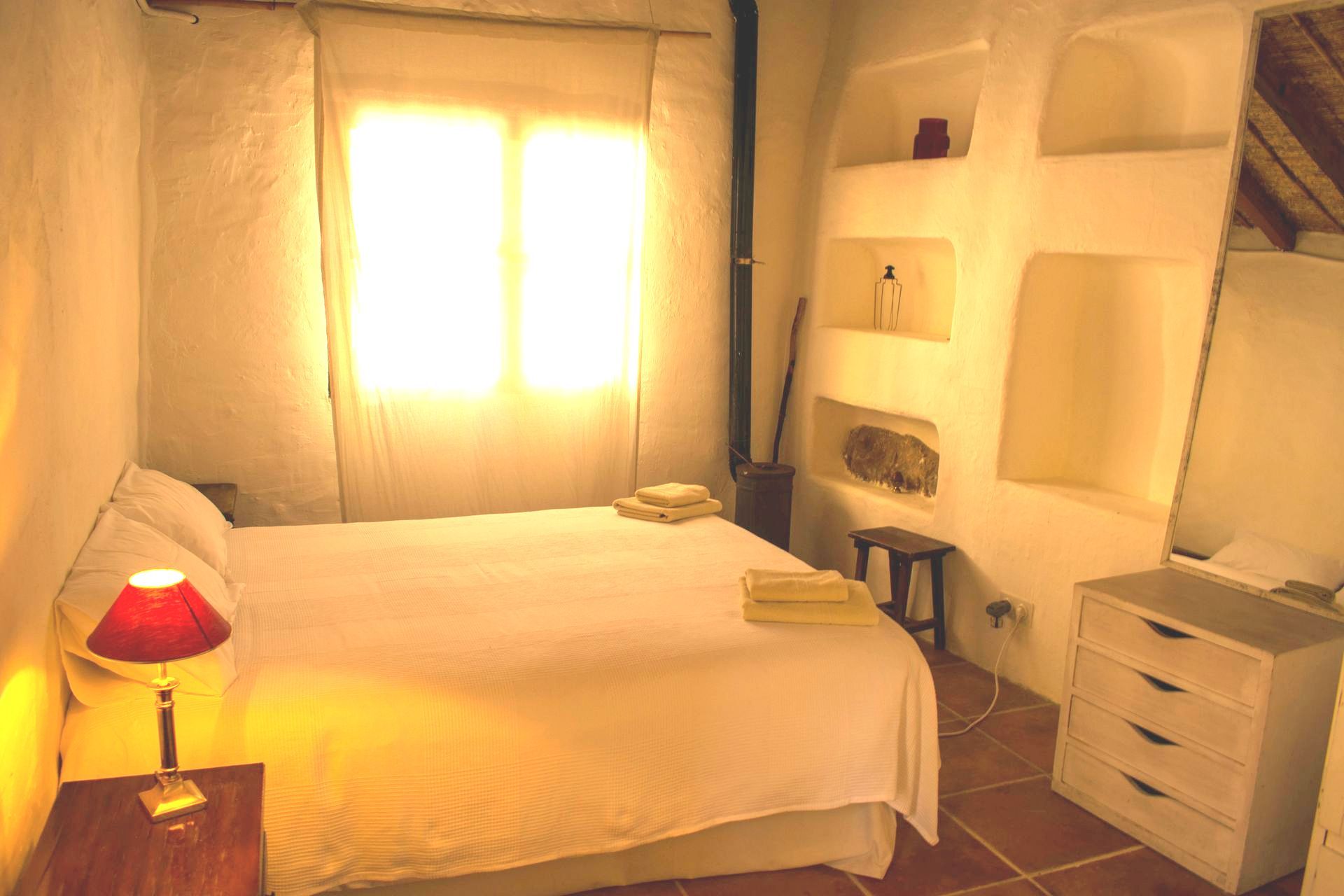 Taffonite room outside main building at Son Rullan SE retreat