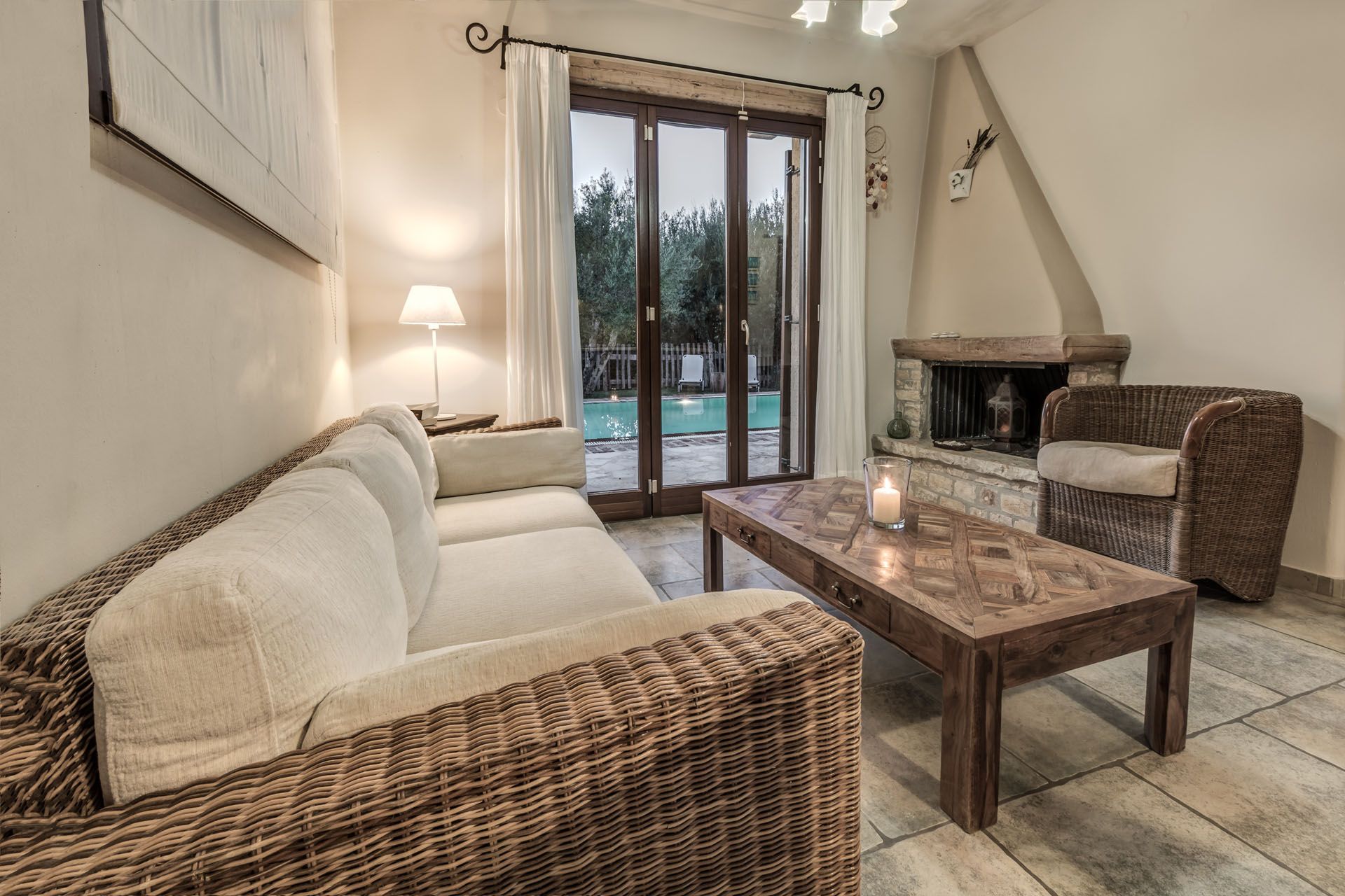 Corfu living room