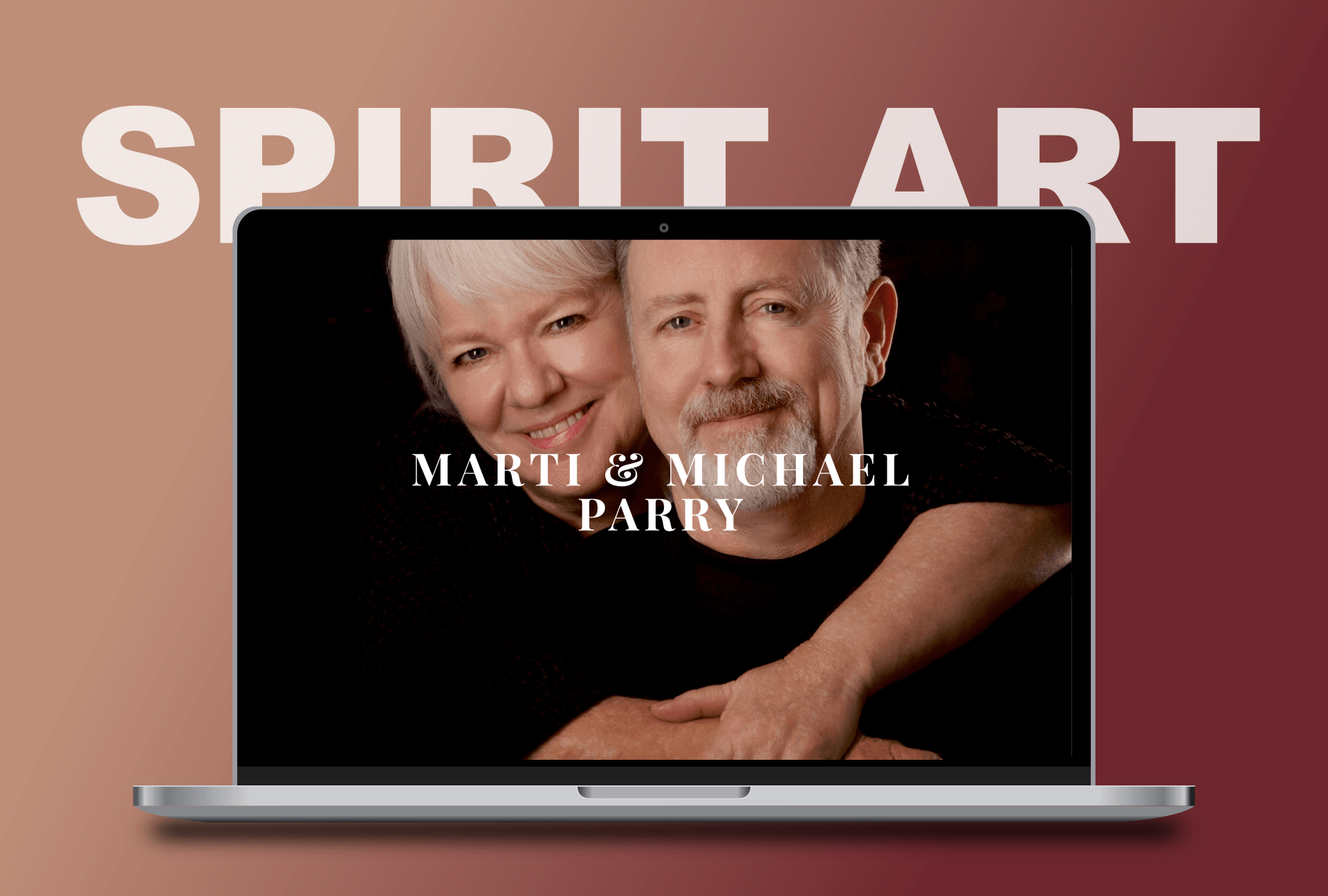 SpiritArt website homepage display