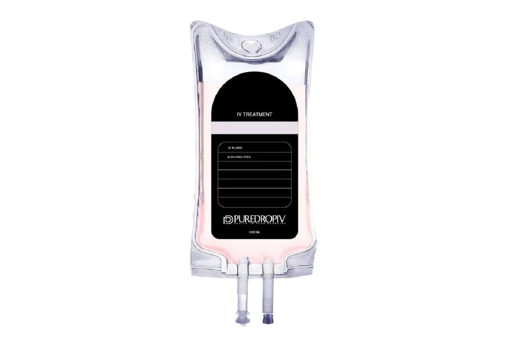 Transparent IV bag