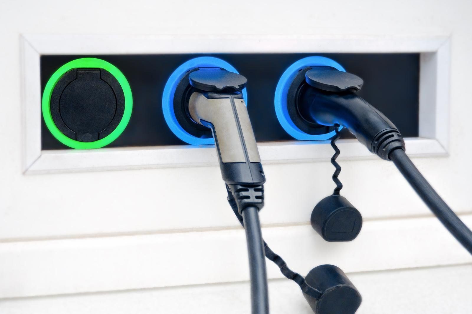 newly installed ev charging station