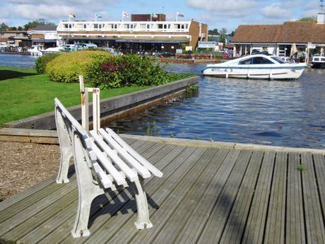 Private mooring for Albion Cottage on River Bure.