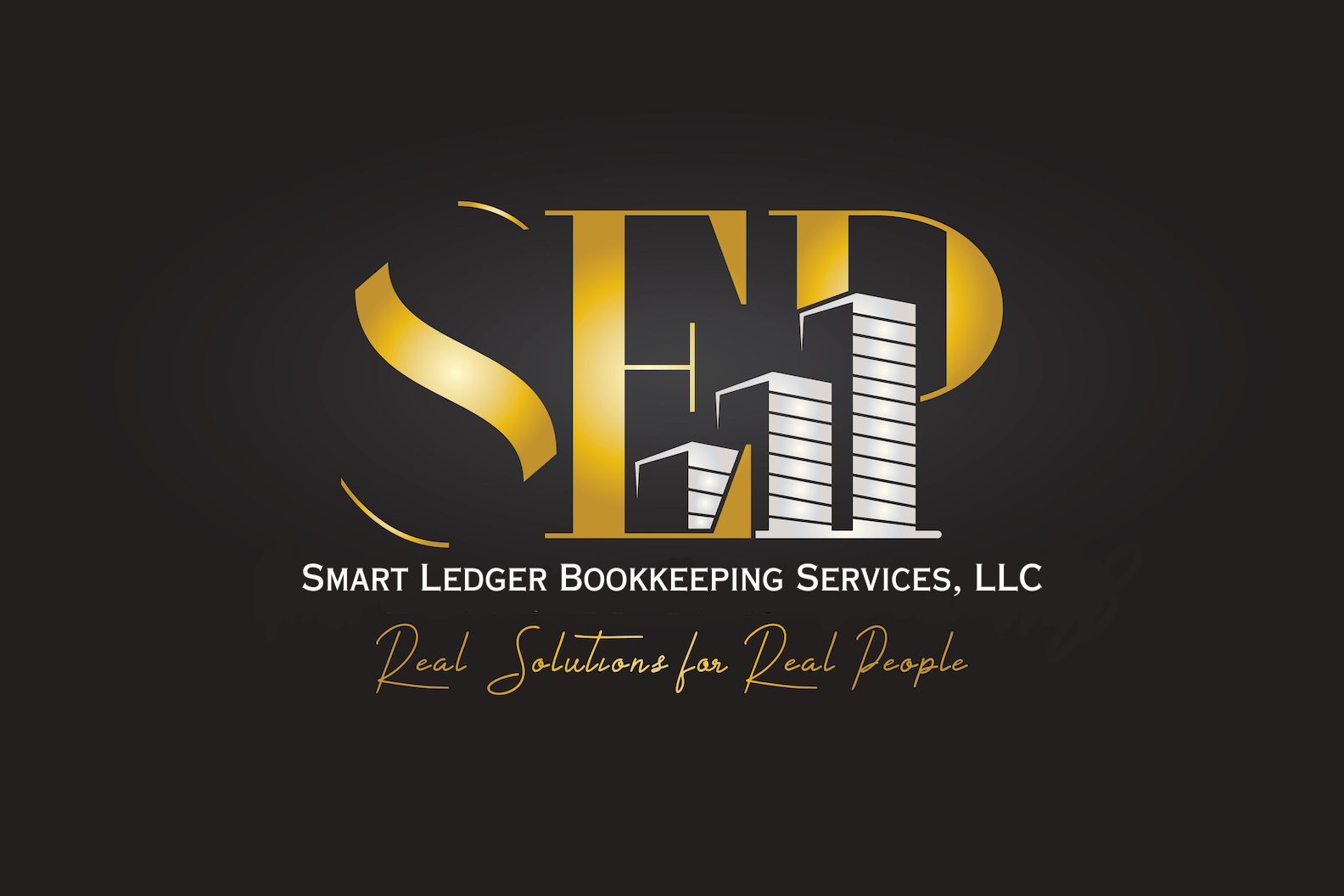 Smart Ledger Bookkeeping Services, LLC A logo for a company called sep smart ledger bookkeeping services llc