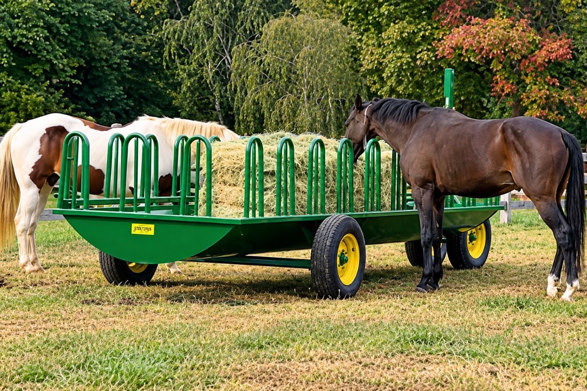 Stoltzfus Manufacturing heavy-duty cattle feeder wagon