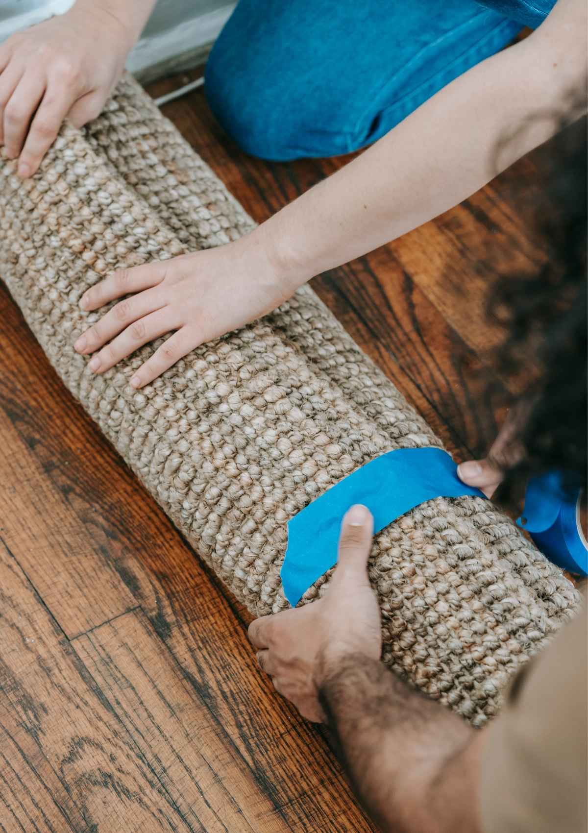 wood flooring or carpet