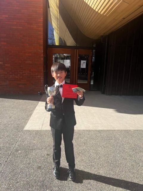 prizewinning student and scholarship recipient