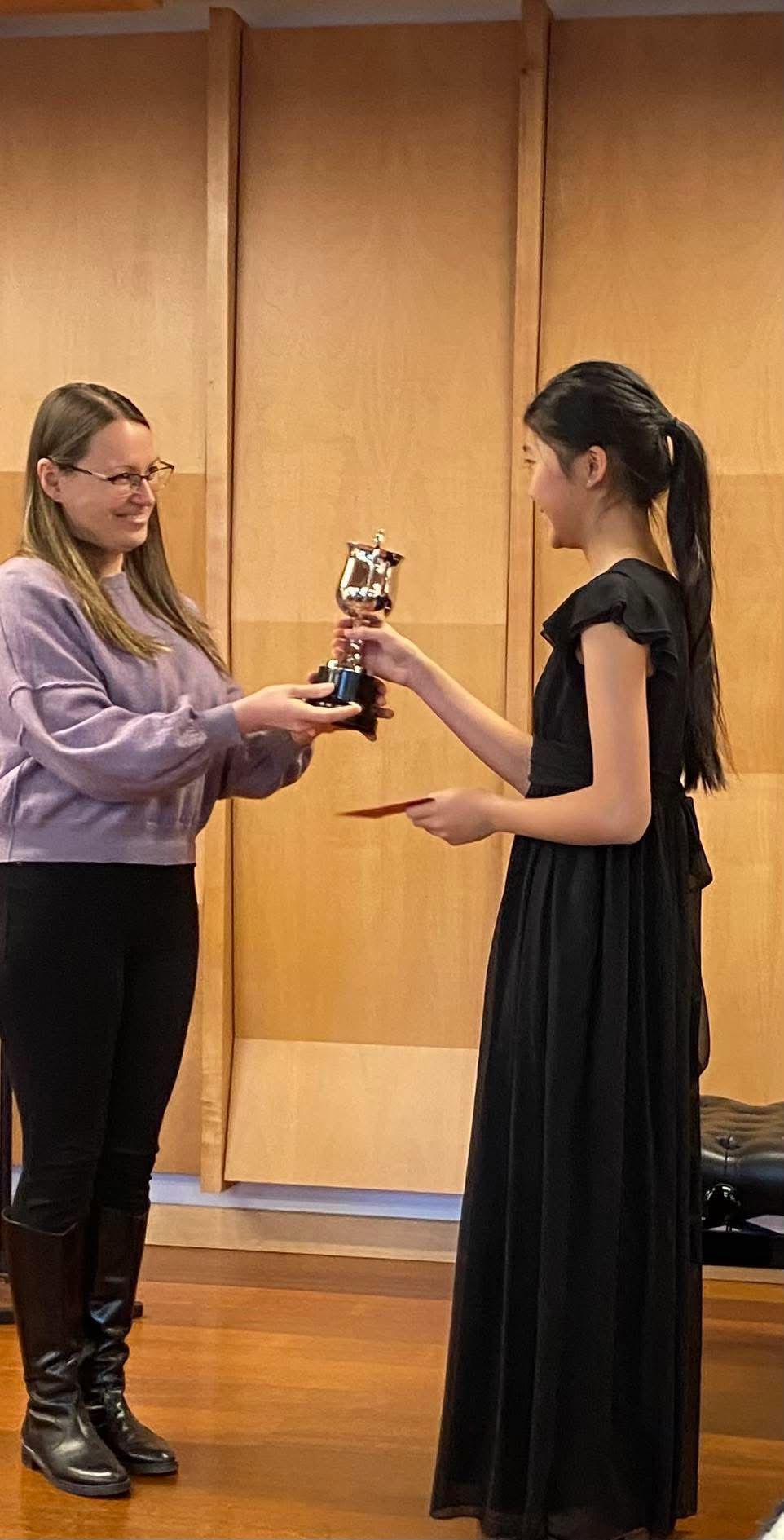 Tristan - Prizewinning student at the Cashmere High School Music Competitions